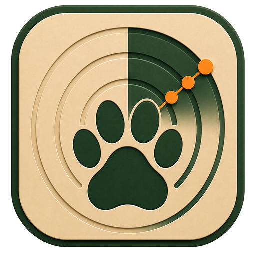 Paximity paw and radar logo